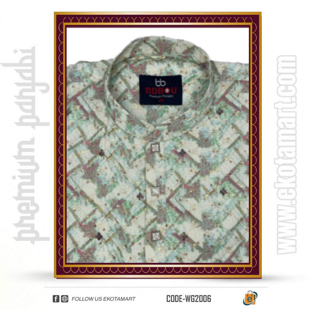 Men's Premium Panjabi - Off White (WG2006)
