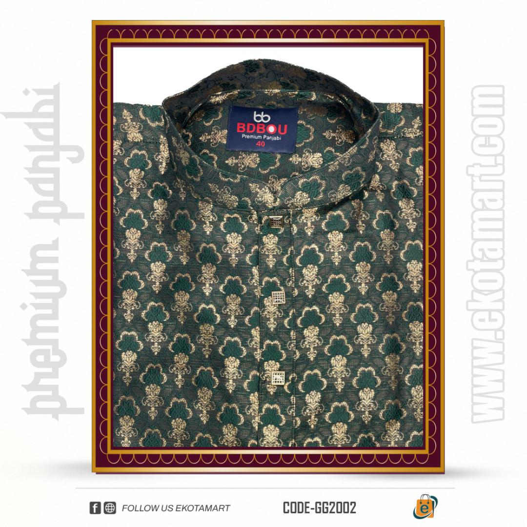 Men's Premium Panjabi - Green (GG2002)